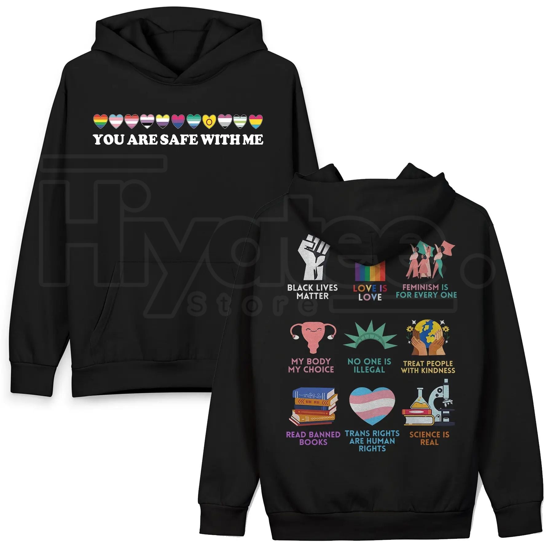 "Big Fan Of Human Rights" – Equality For All Hoodie
