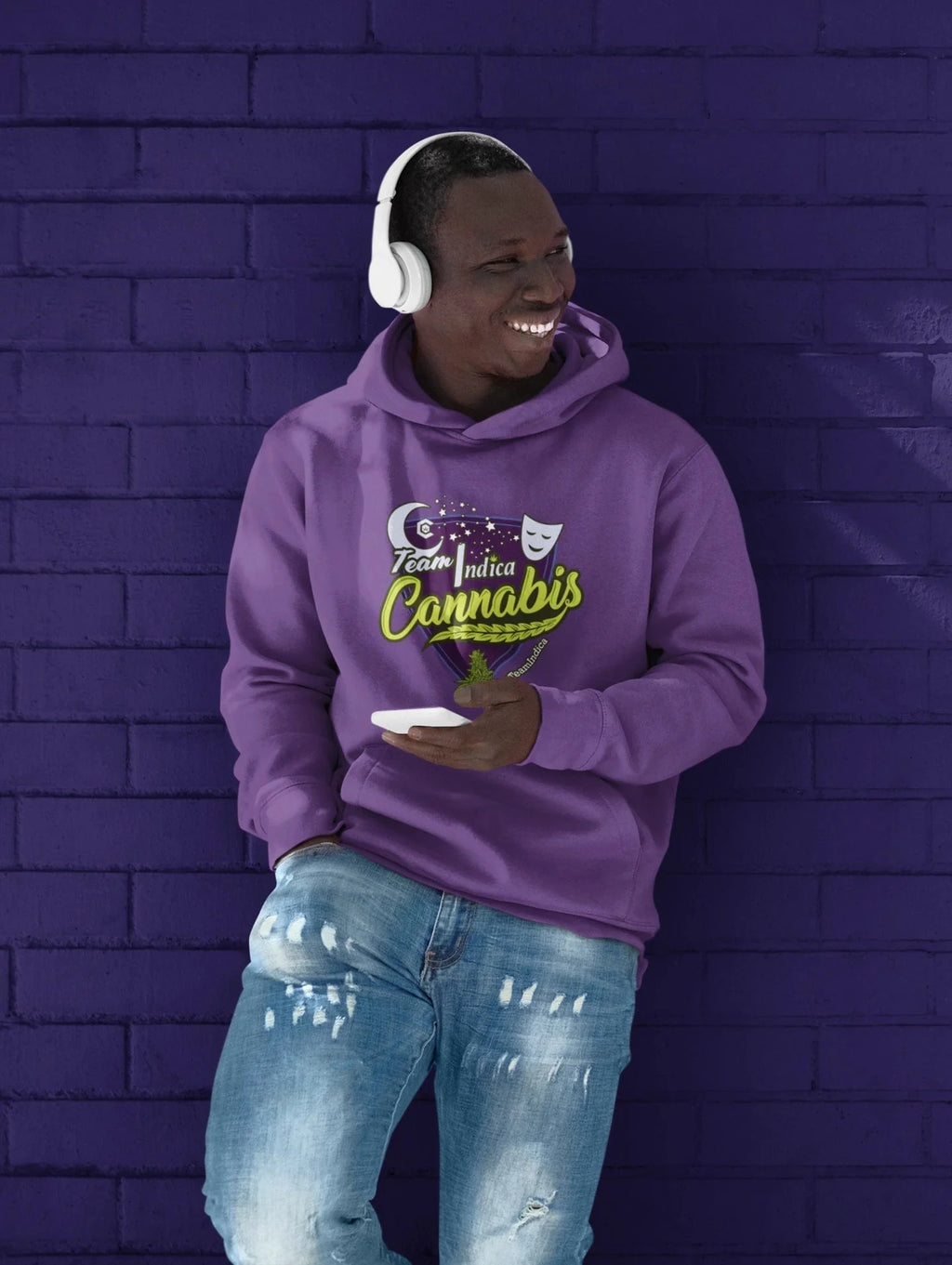 Team Indica Cannabis Stoner Hoodie