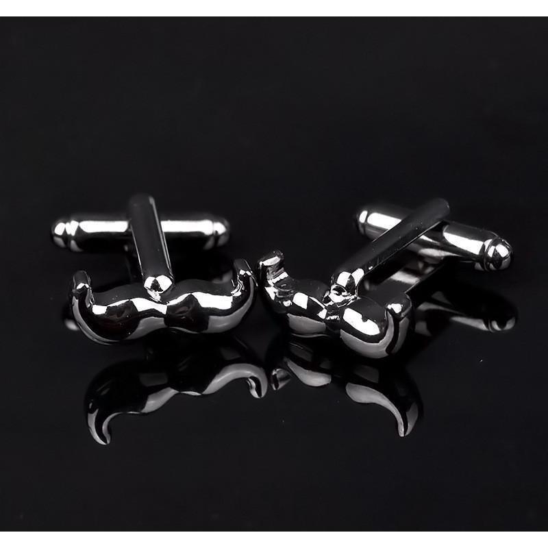 Black Moustache Cufflinks