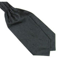 Black Paisley Gentleman Collection Ascot/Cravat Tie