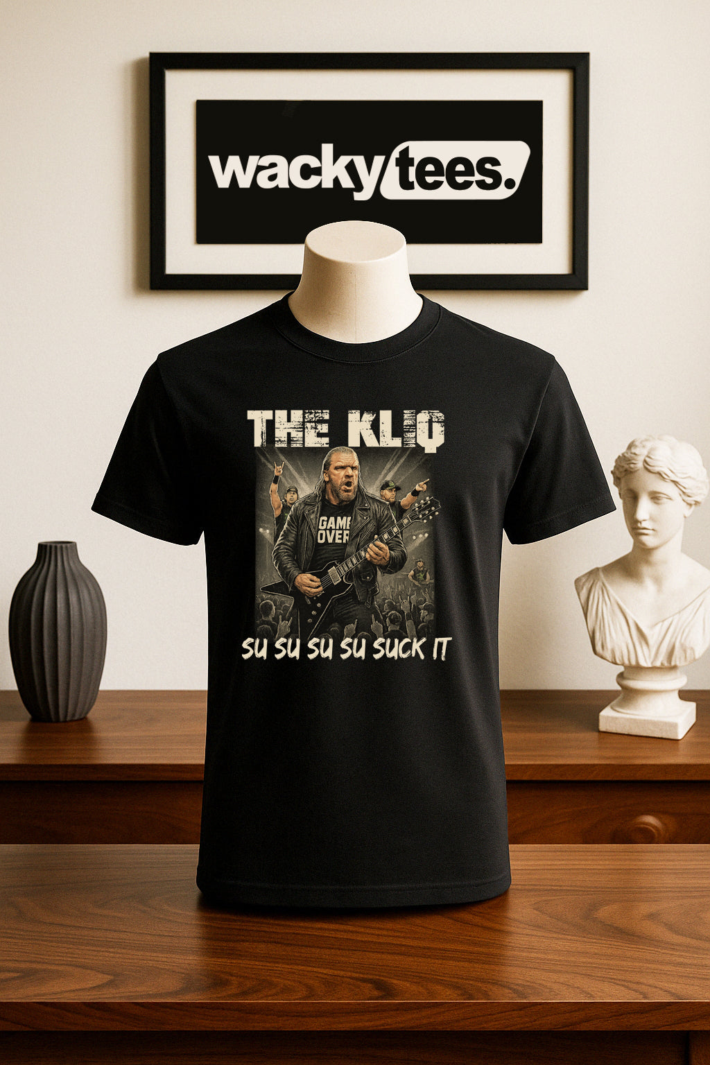The Kliq Concert Wrestling Parody Suck It The Game Graphic Shirt