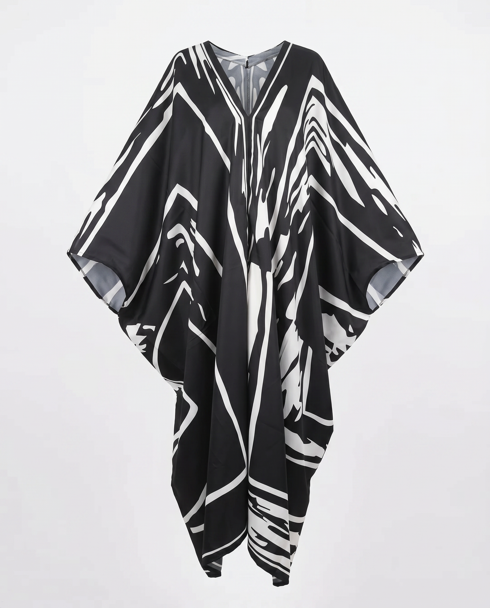 Sovereign Printed Silk Oversized Kaftan