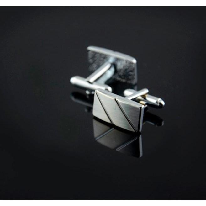 Bold Silver Cufflinks
