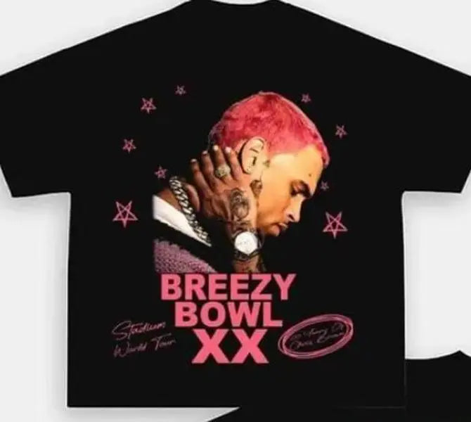 Breezy Bowl XX Tour Graphic Tee – Vintage Concert Shirt, Unisex Music Fan Gift for Men & Women