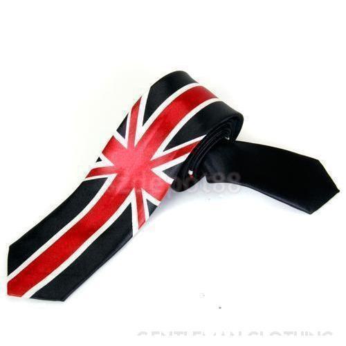 British Flag Skinny Tie