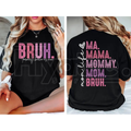 "Bruh Formerly Known as Mom" – Funny Mother's Day Era Graphic Top