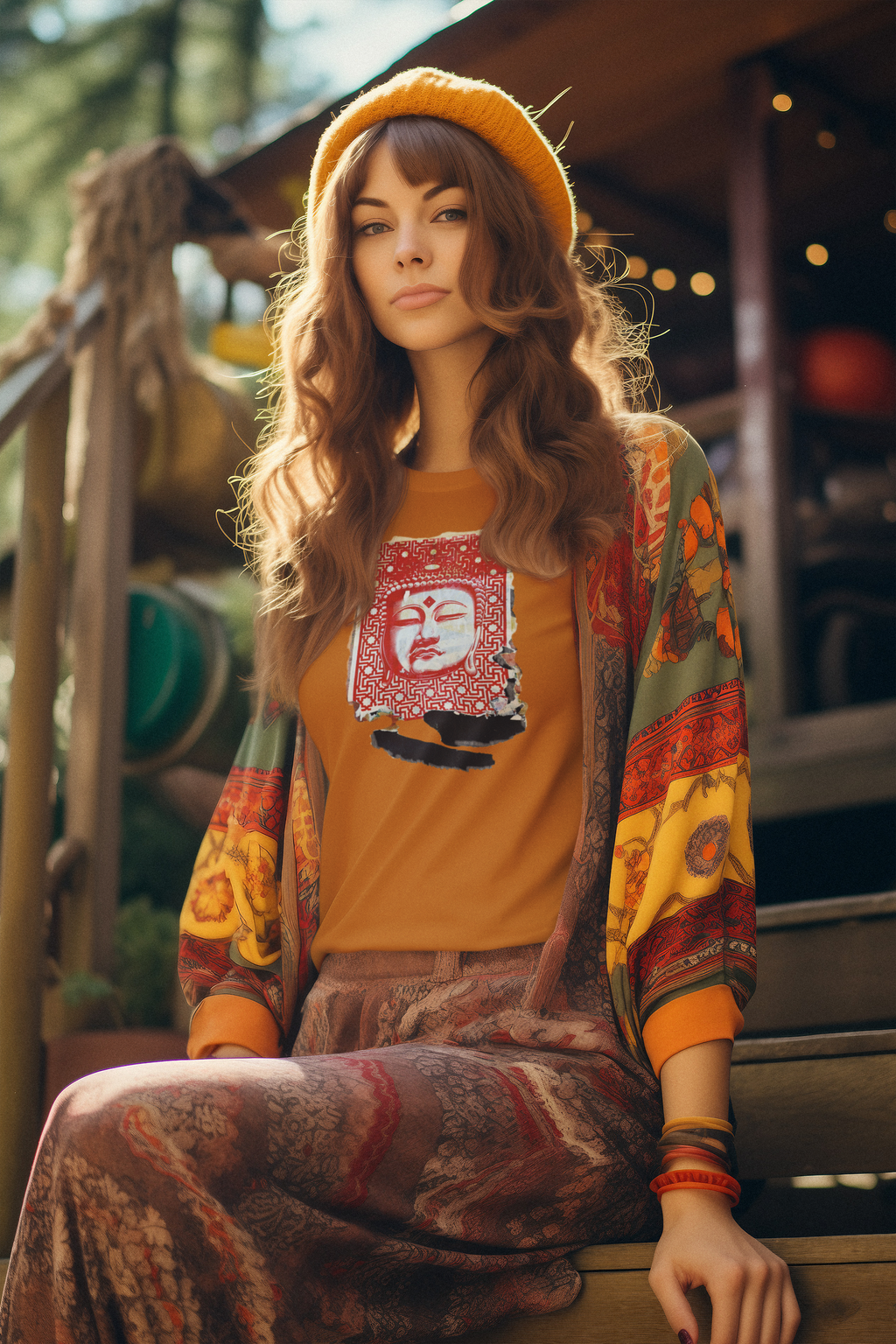 Fine Art Buddha Tablet Print Unisex Ultra Cotton Tee