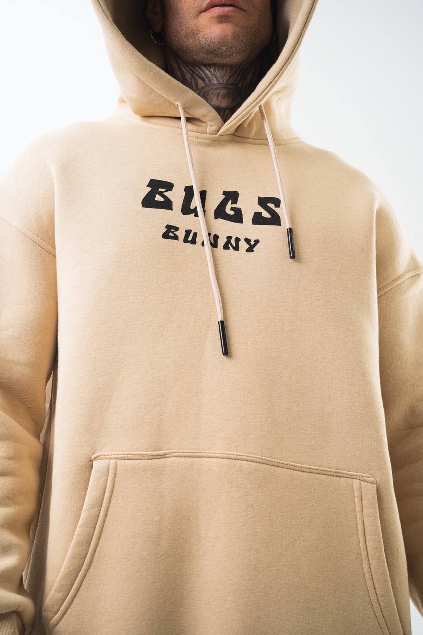 Bugs Bunny Graphic Unisex Oversized Hoodie - Vintage Cartoon