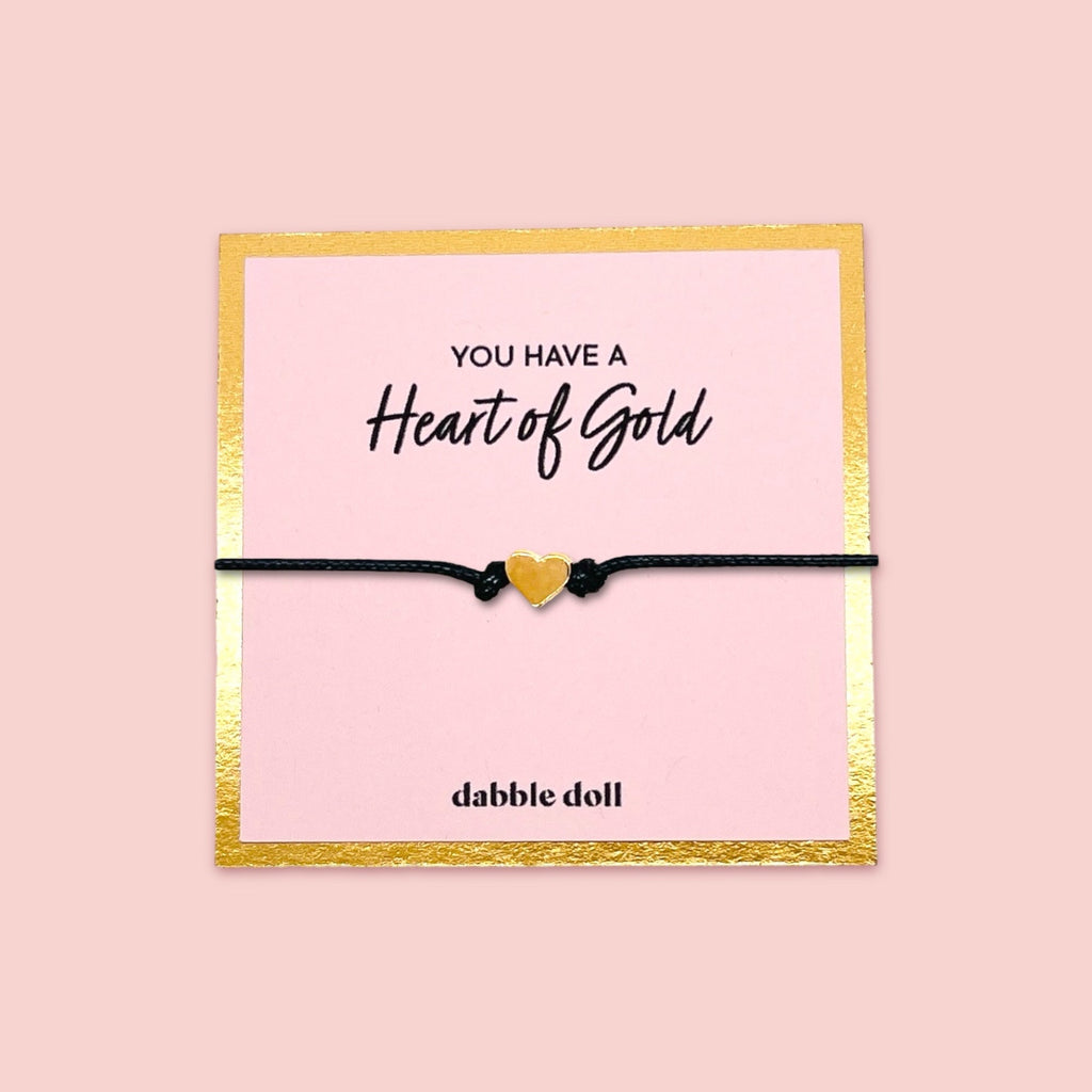 Gold Heart Bracelet