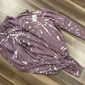 Purple Marble Print Lounge Wear