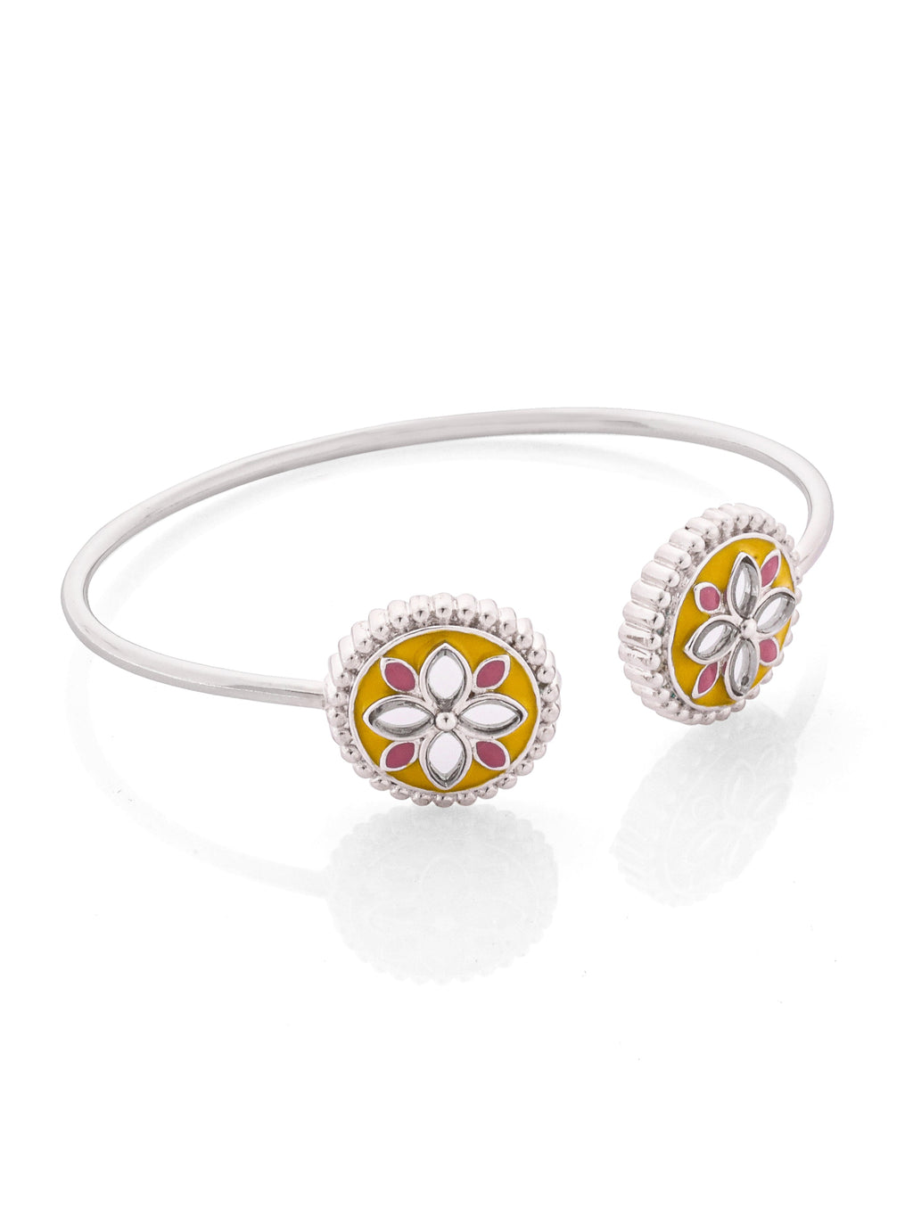 Petal Radiance Cuff Bracelet