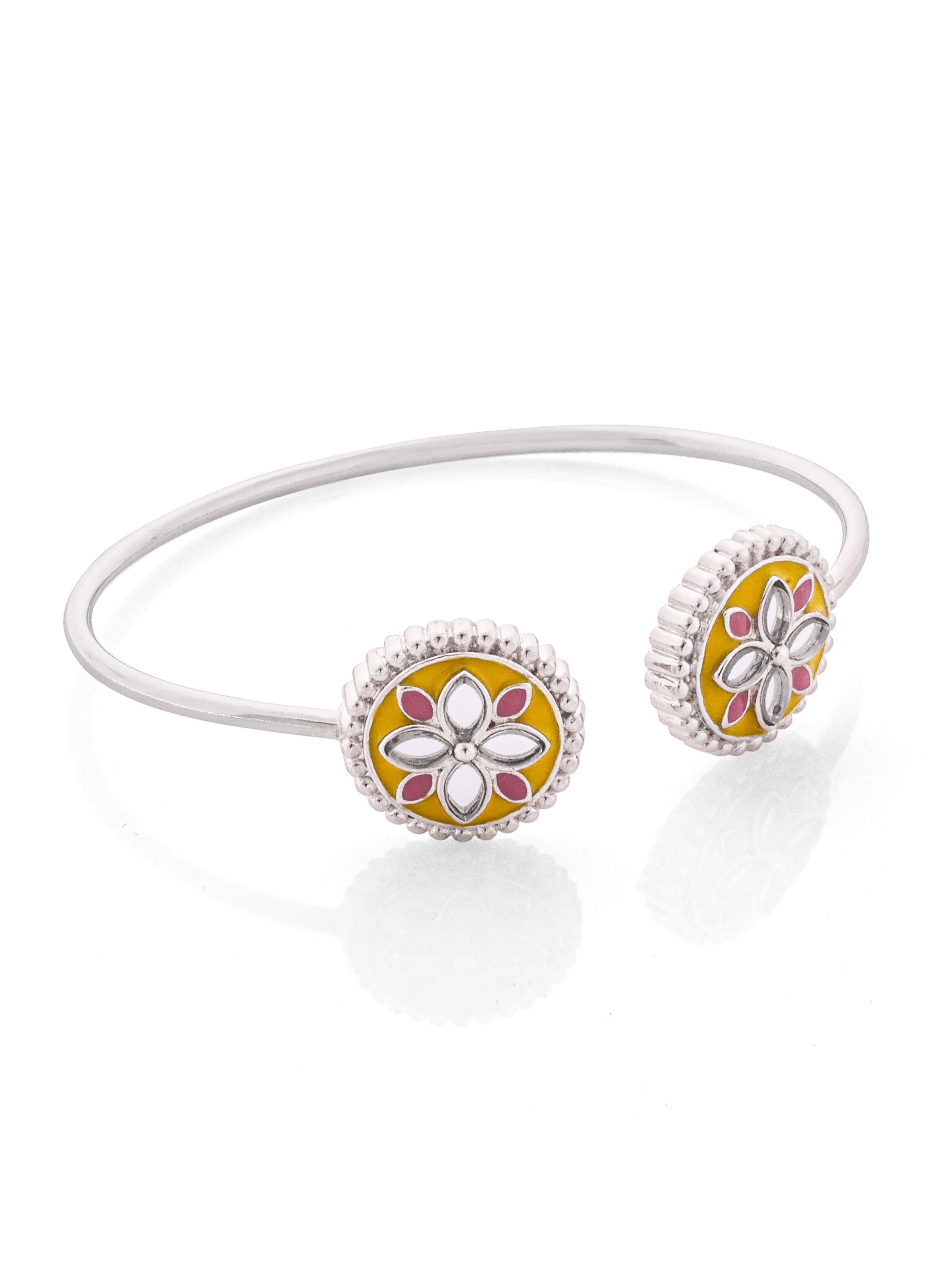 Petal Radiance Cuff Bracelet