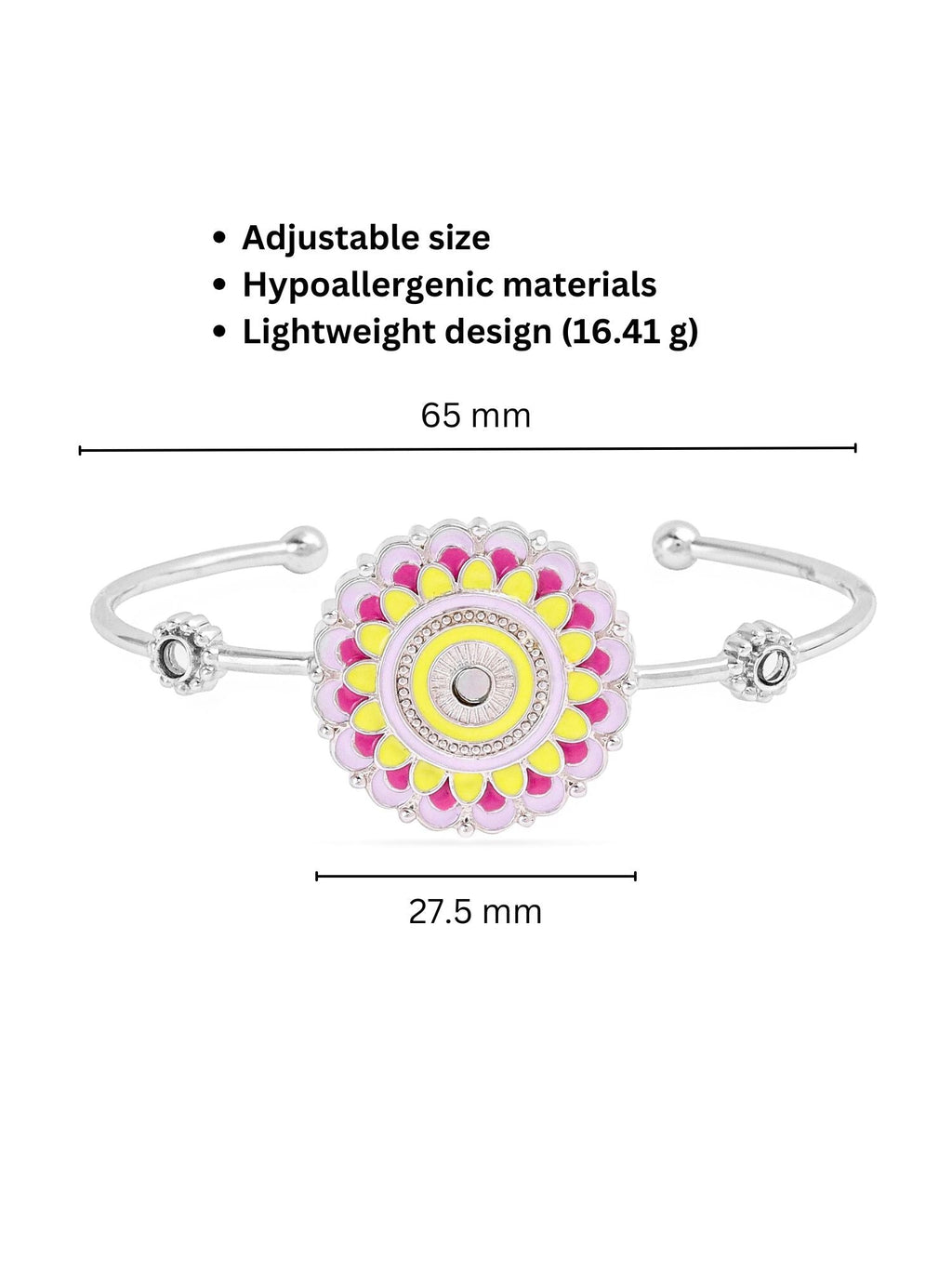Radiant Sunburst Cuff Bracelet