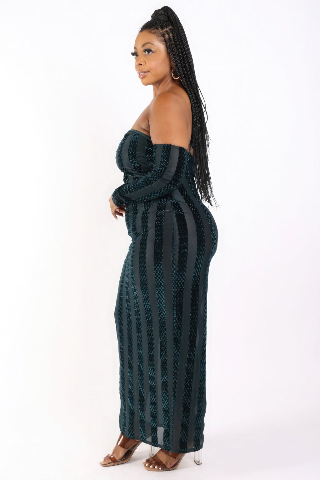 “You See Me” Off Shoulder Dress