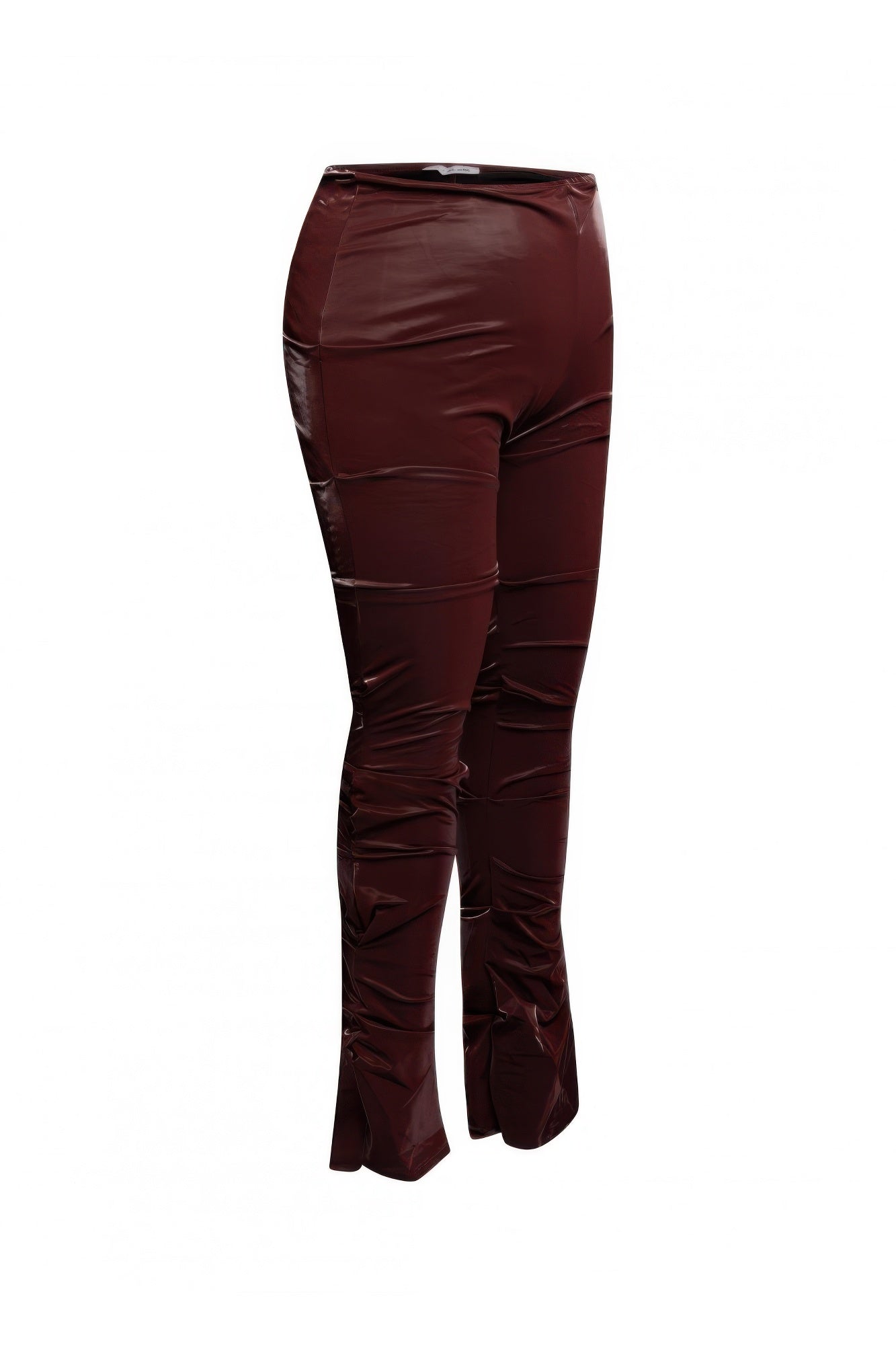 Velvet Pu Ruched Pants