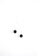 Angie Earrings - Silver Horn