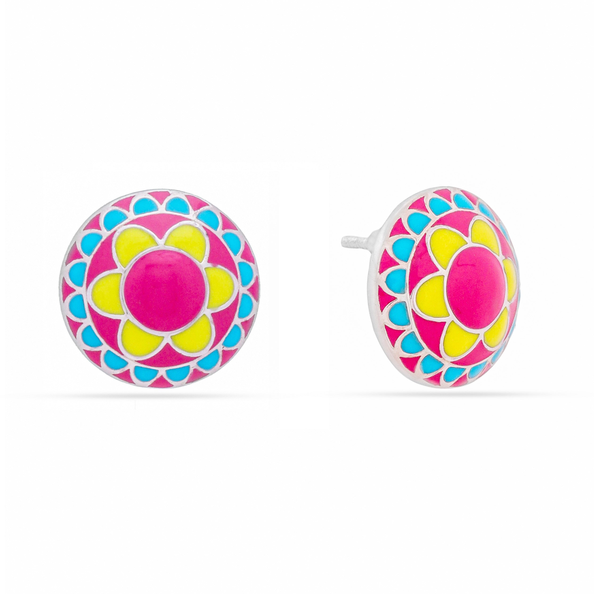 Sunburst Harmony Stud Earrings