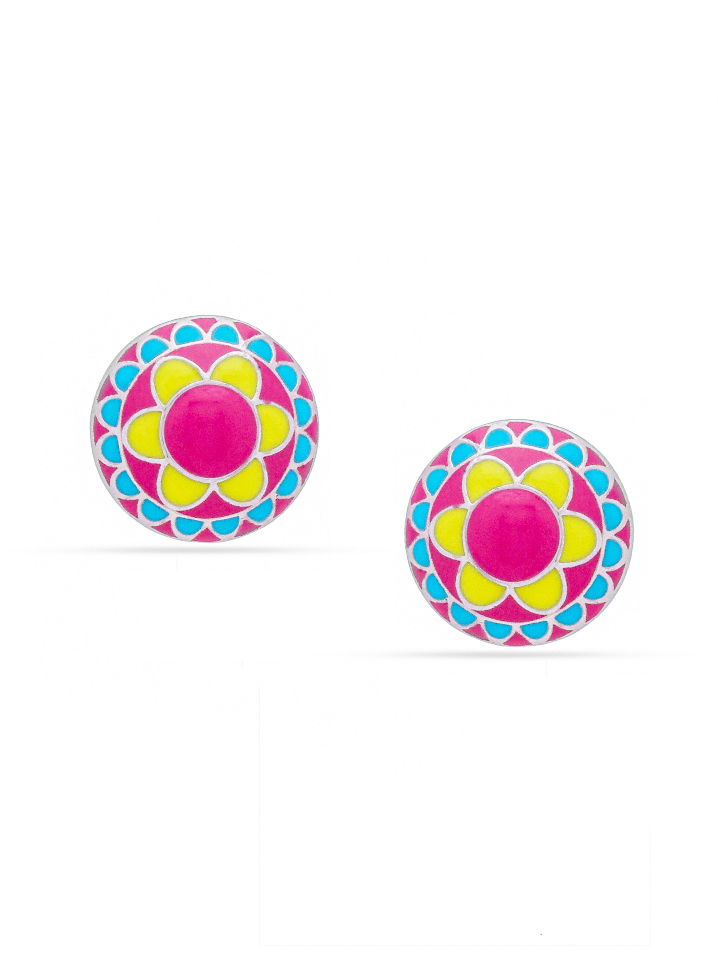 Sunburst Harmony Stud Earrings