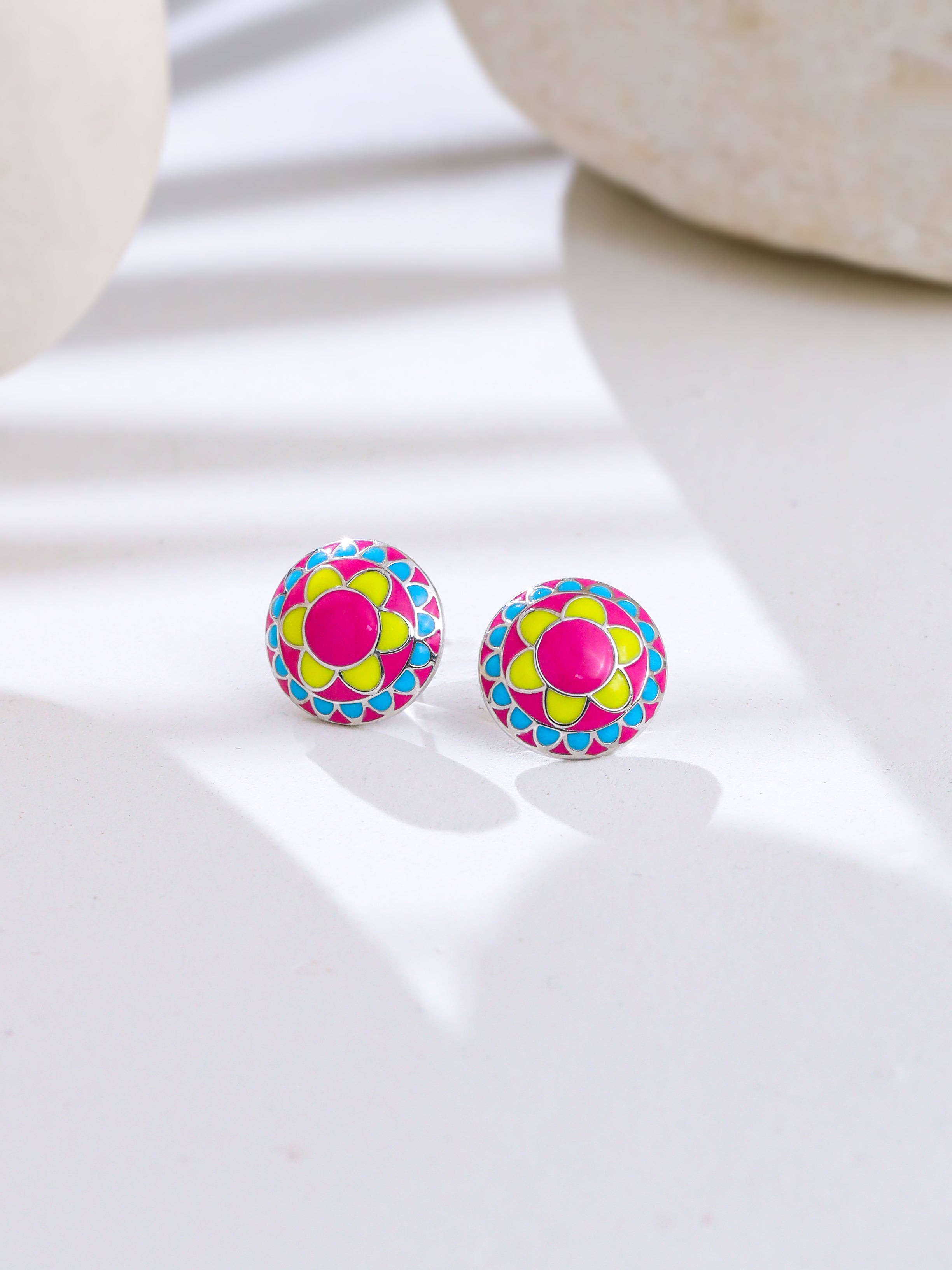 Sunburst Harmony Stud Earrings