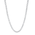 1-3MM Box Chain 925 Sterling Silver