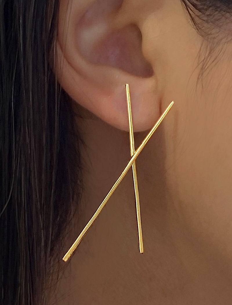 CHOPSTICK Long Earrings