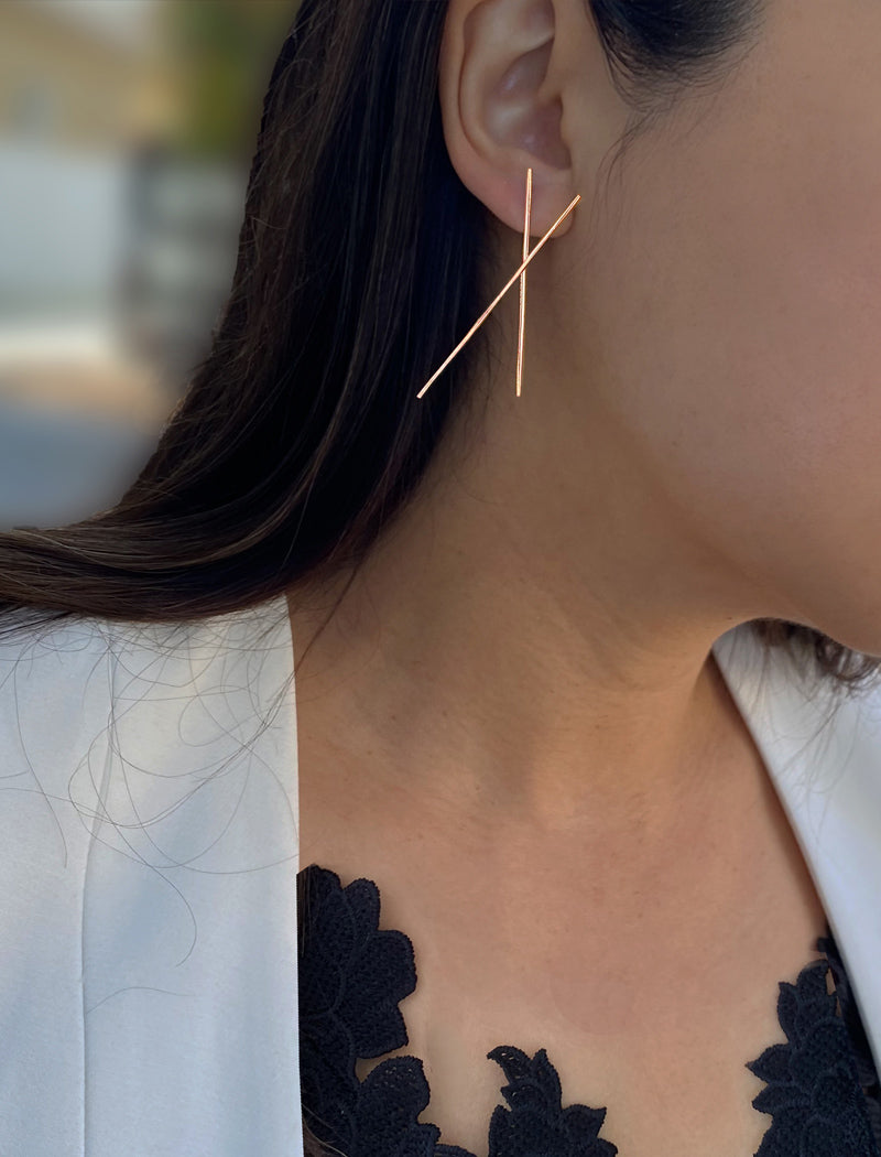 CHOPSTICK Long Earrings