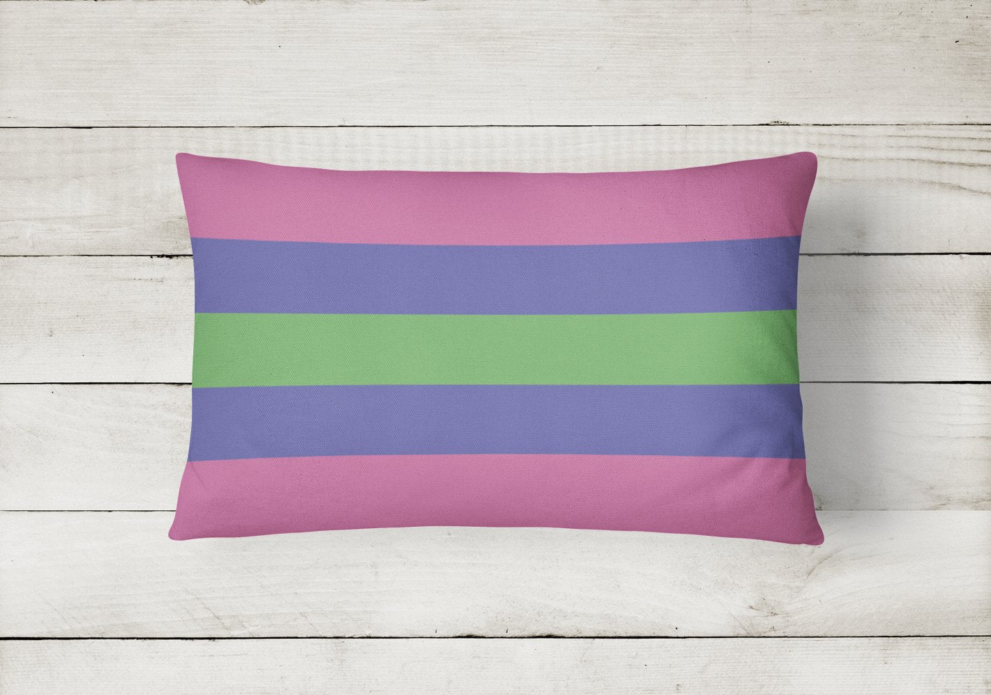 Trigender Pride Canvas Fabric Decorative Pillow