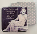 Pocket Folding Compact Mirror With Vintage Image