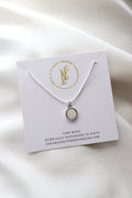 Angie Necklace - Silver Bone