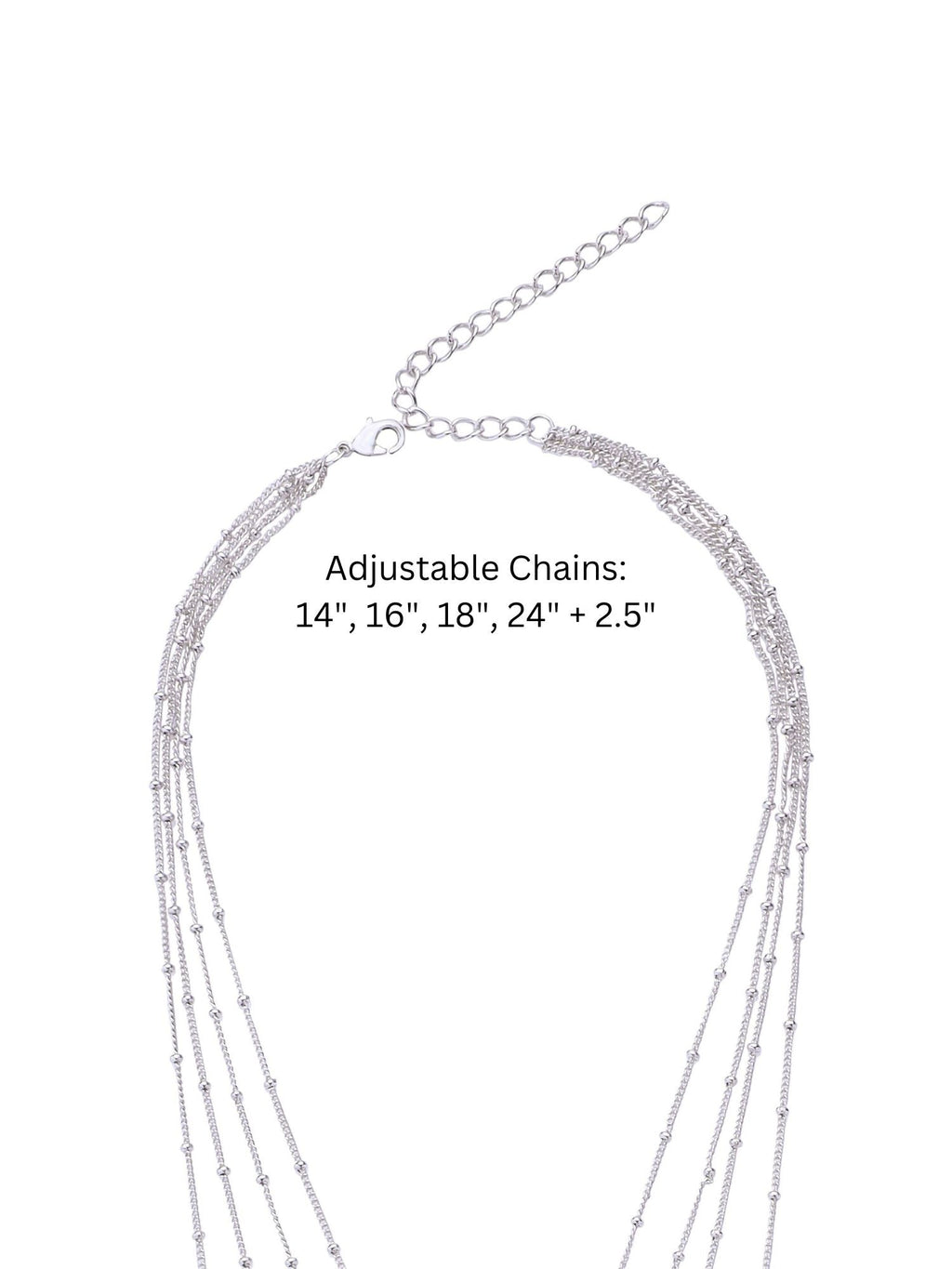 Enchanted Desert Garden Layered Pendant Necklace