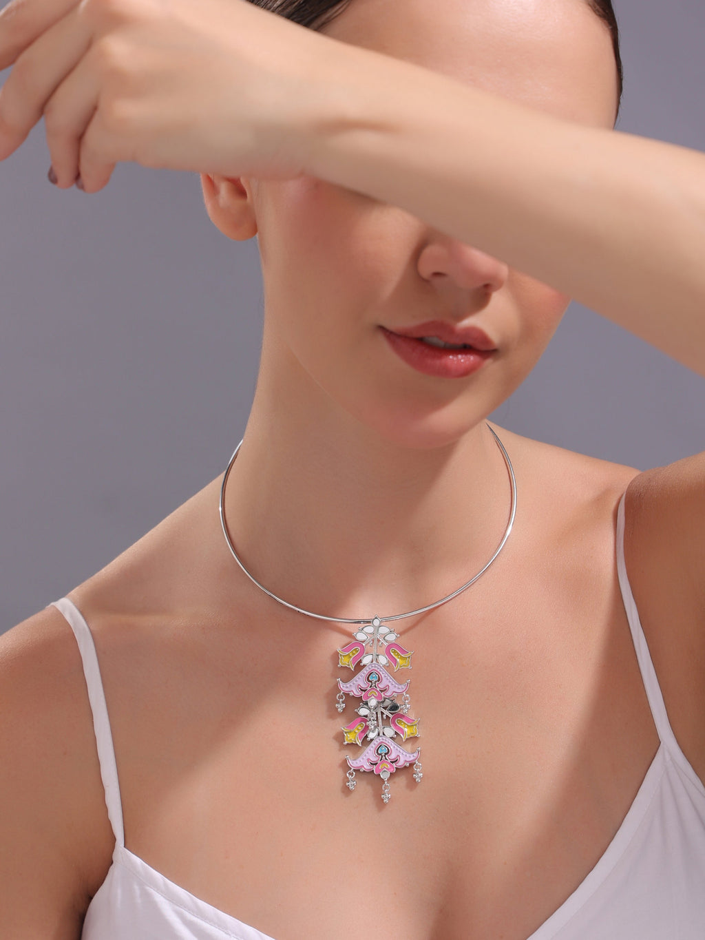 Fleeting Flora Hasli Pendant Necklace