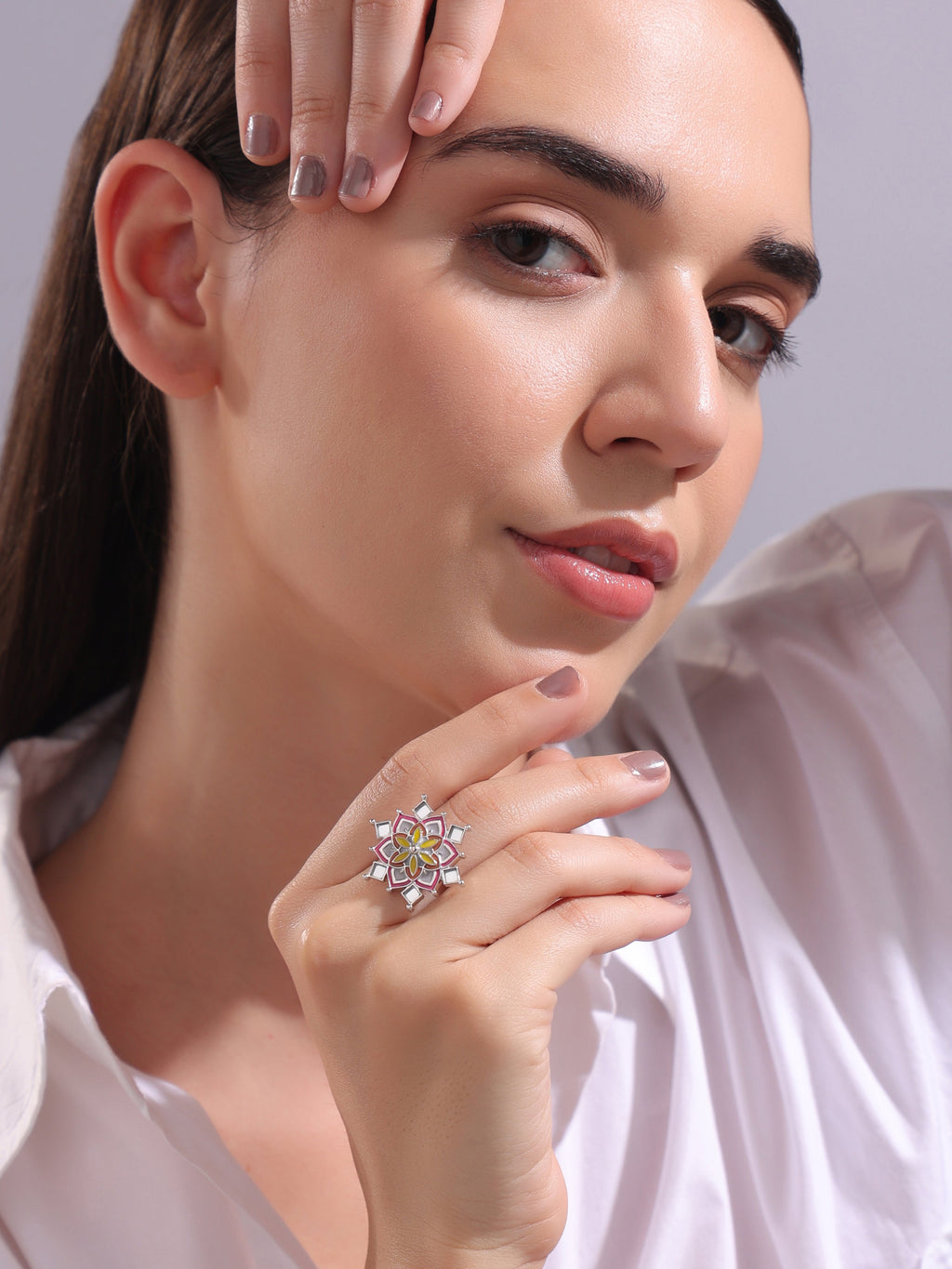 Celestial Lotus Ring
