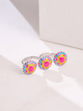 Sunburst Harmony Two-Finger Ring