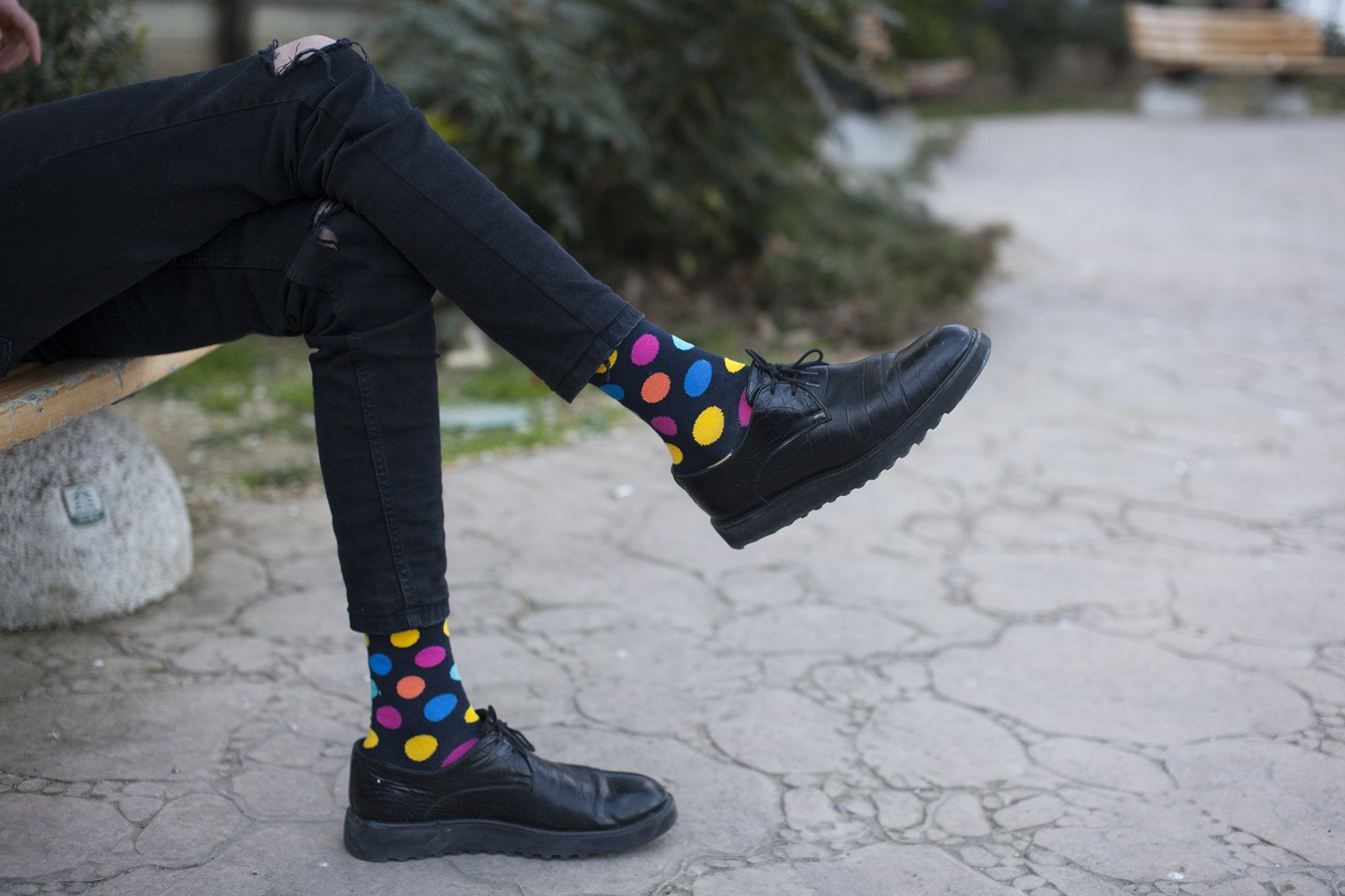 Men's Big Dots Socks