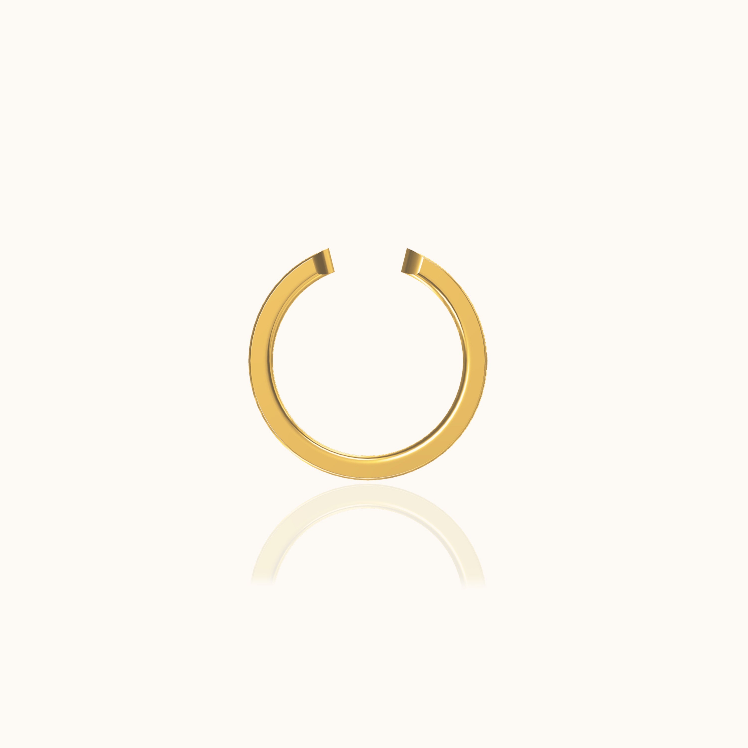 Single Rainbow CZ Embellished Ear Cuff