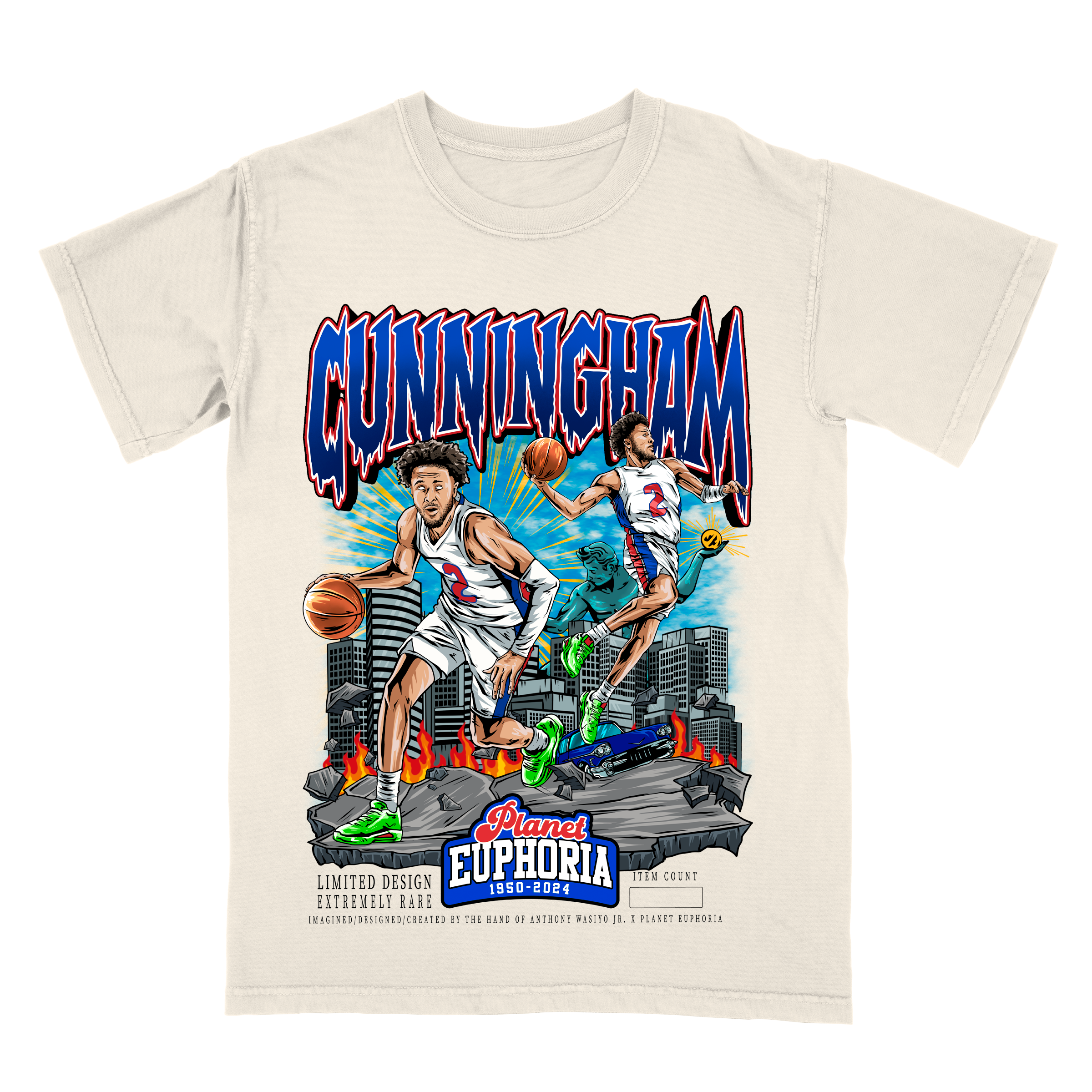 Cade Cunningham Limited Edition Graphic T-Shirt