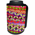 3dRose Abstract Cruise Jamaican Ribbon - Image of Close Up Of Jamaican Ribbons - Can Cooler Bottle Wrap (cc_255355)