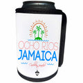 3dRose Alexis Design - Caribbean Beaches - Ocho Rios, Jamaica Caribbean paradise text, decorative images - Can Cooler Bottle Wrap (cc_304043)