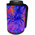 3dRose Cassie Peters Cannabis - Cannabis Colorful Digital Art - Can Cooler Bottle Wrap (cc_314198)