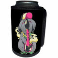 3dRose Sven Herkenrath Animal - Funny Australia Koala Bear with Cannabis Weed Smoke - Can Cooler Bottle Wrap (cc_323244)