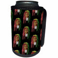 3dRose Jamaican lion that is perfect for Rastafarians and... - Can Cooler Bottle Wrap (cc_352865)