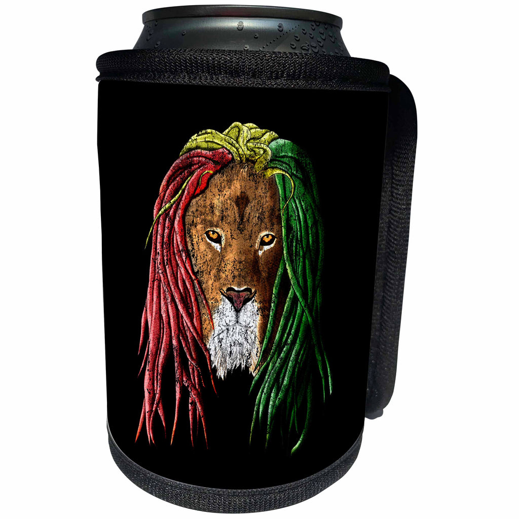 3dRose If you love the Jamaica island then grab this reggae... - Can Cooler Bottle Wrap (cc_352866)