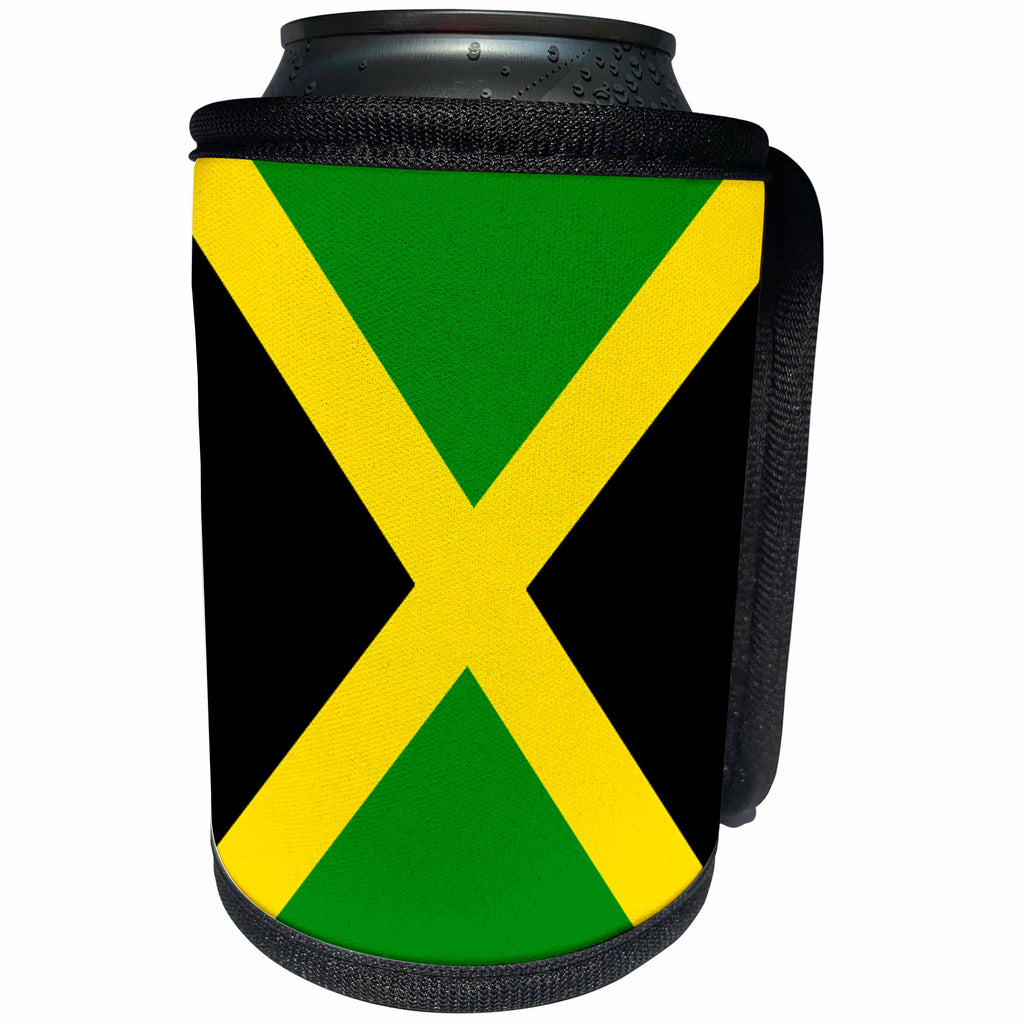3dRose Flags - Jamaican flag - Can Cooler Bottle Wrap (cc_4358)