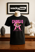 Canelo Alvarez CA Pink Mexico Mexican Flag Eagle Graphic Tee Shirt