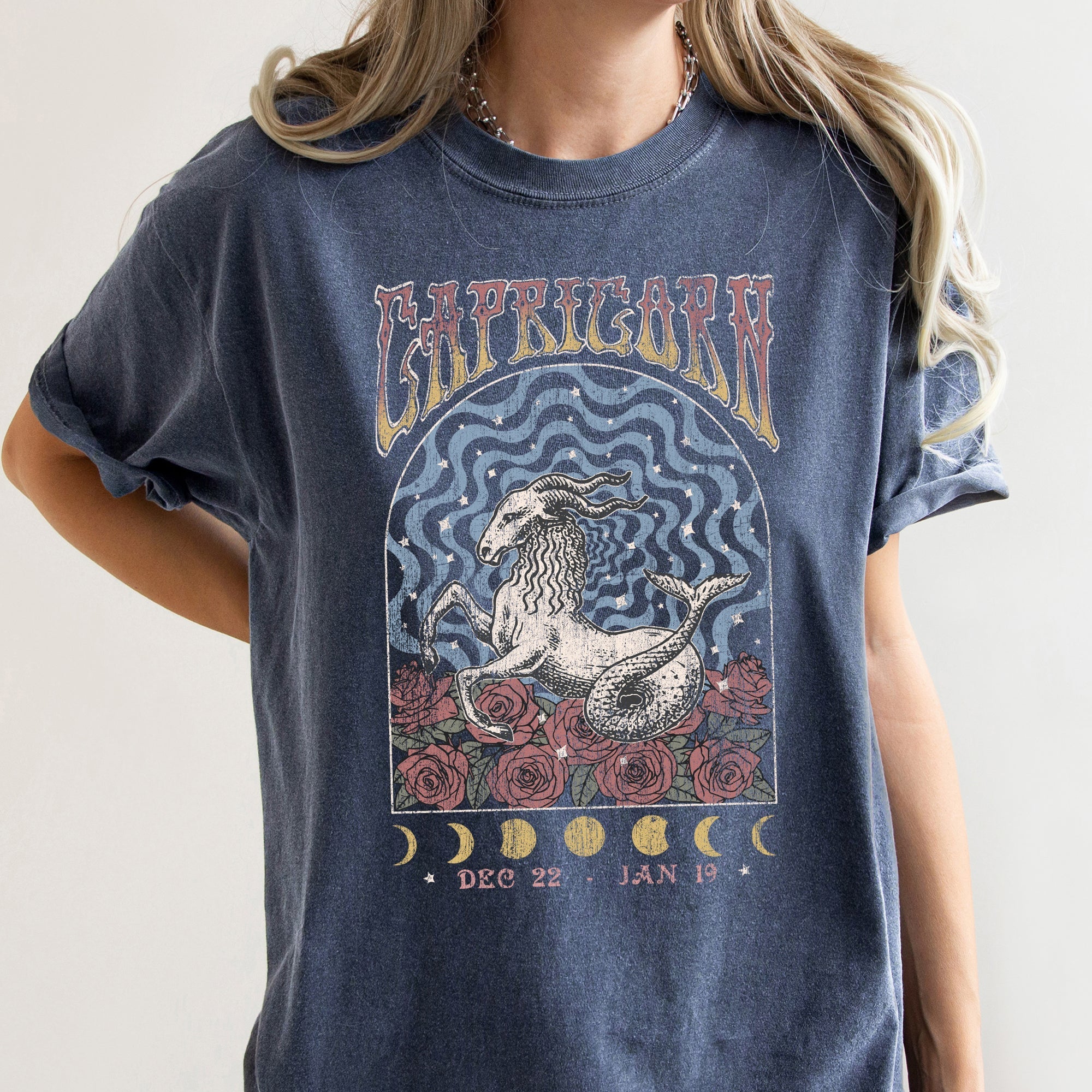 Capricorn Zodiac Comfort Colors Tees, Horoscope, Astrology