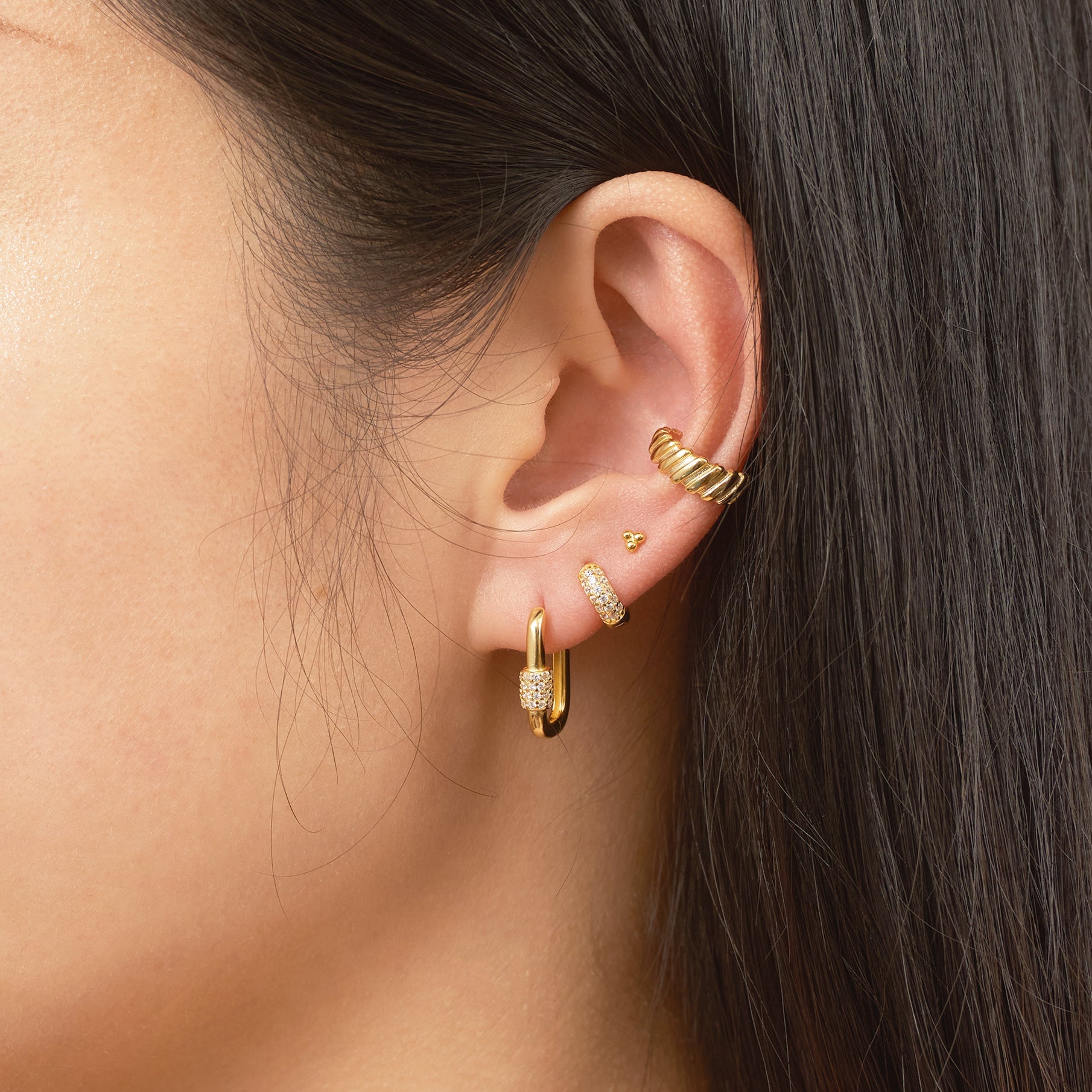 Single Croissant Ear Cuff