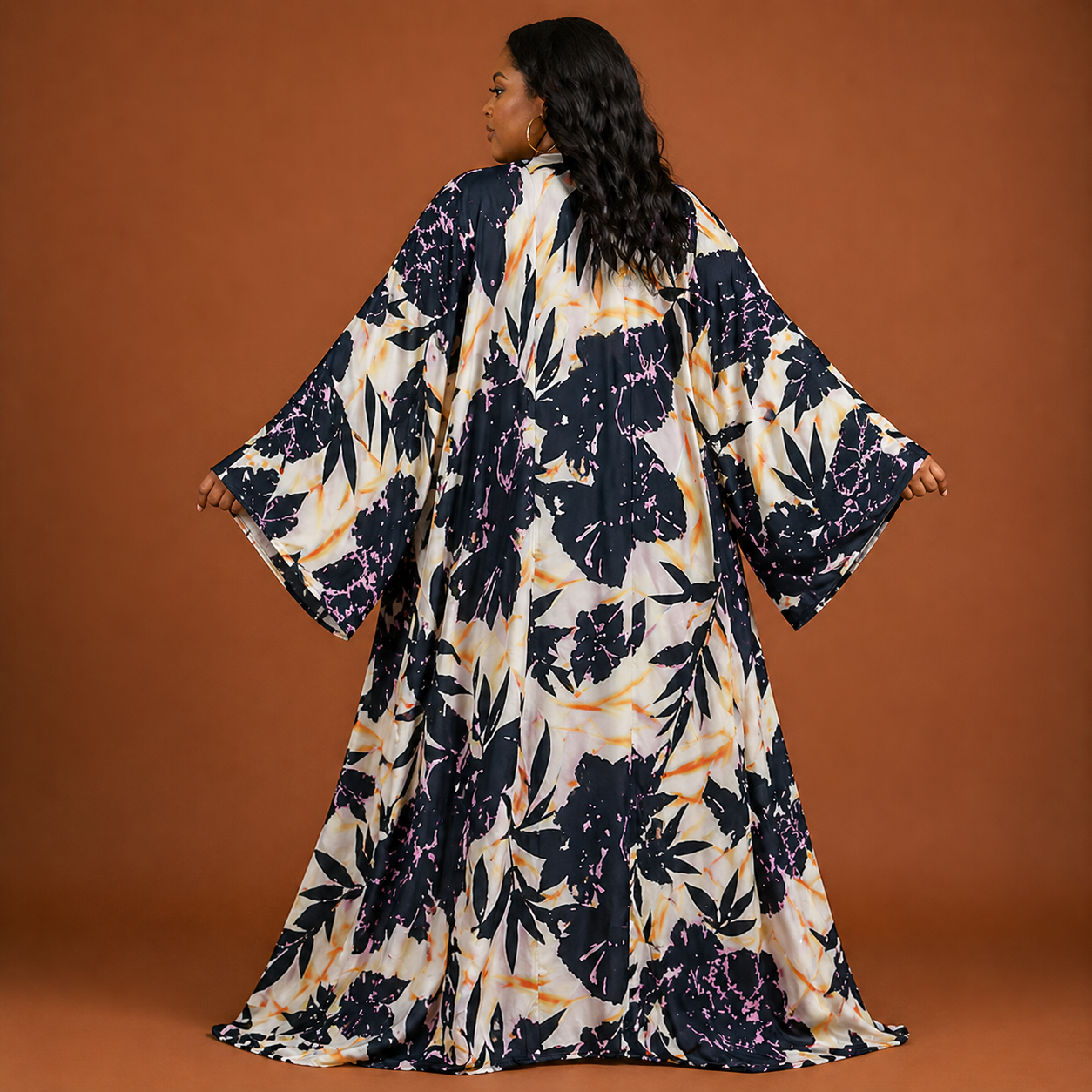 Nightfall Petals Kimono