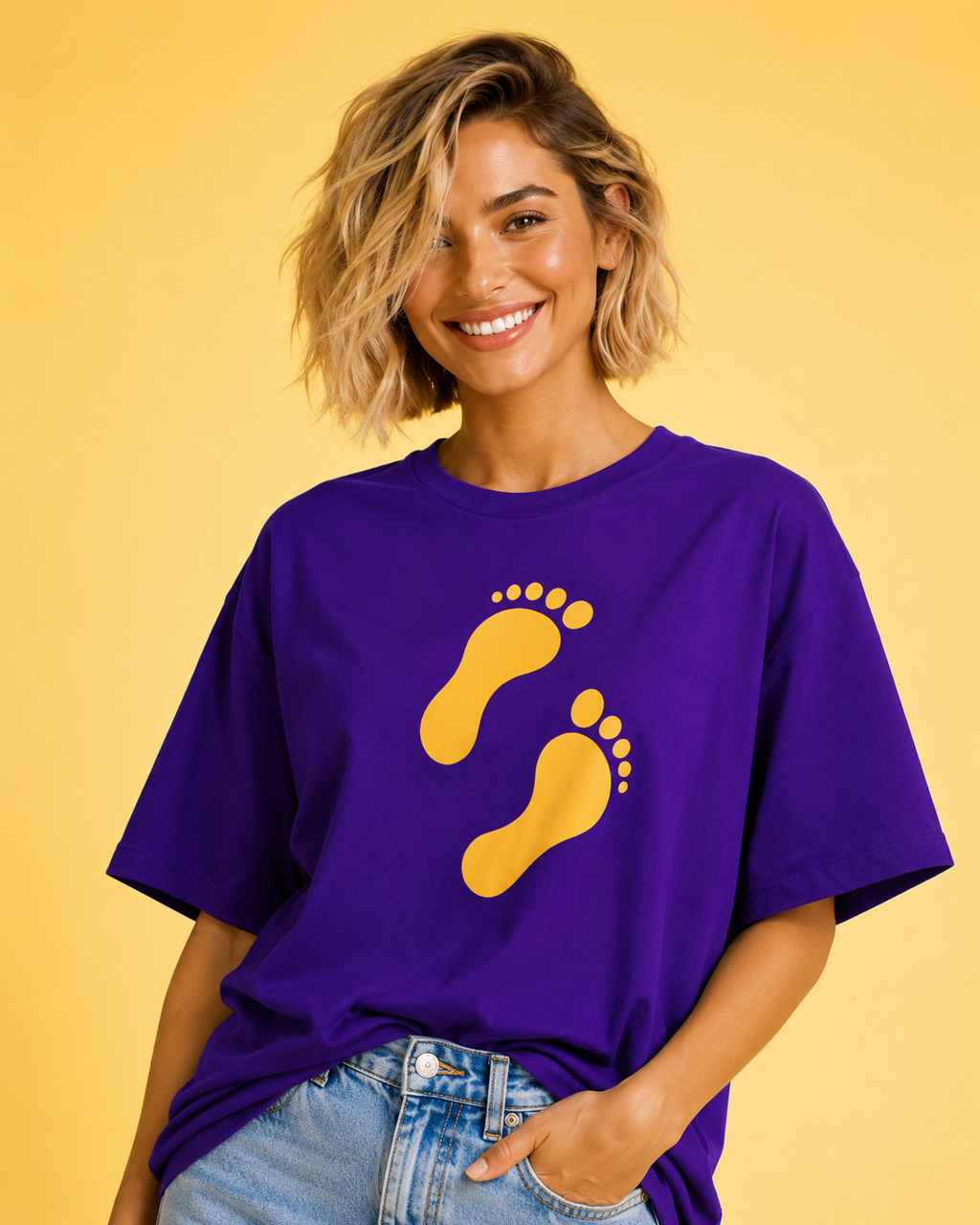 Leave Your Mark Footprints T-Shirt
