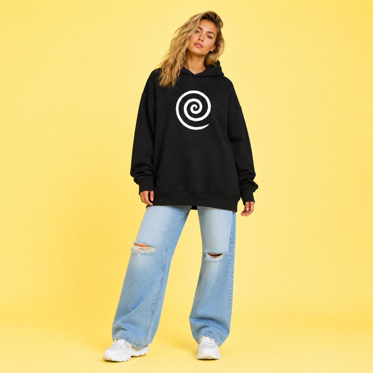 Divine Spiral Oversized Heavyweight Hoodie