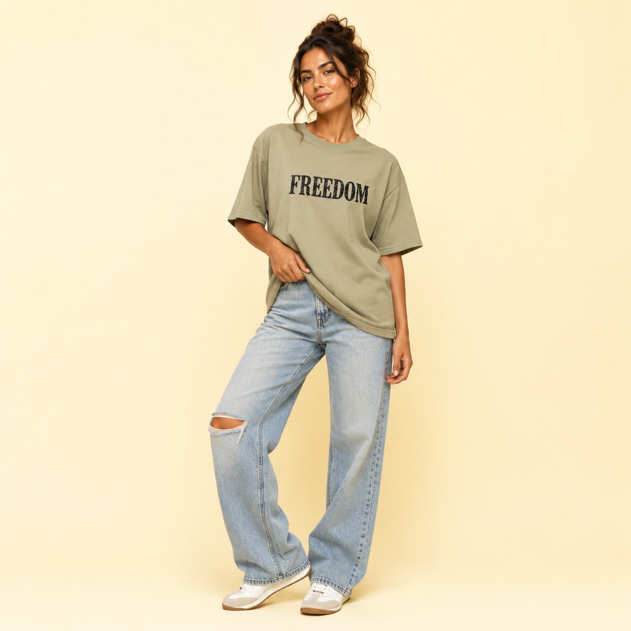 FREEDOM Garment Dyed Heavyweight T-Shirt